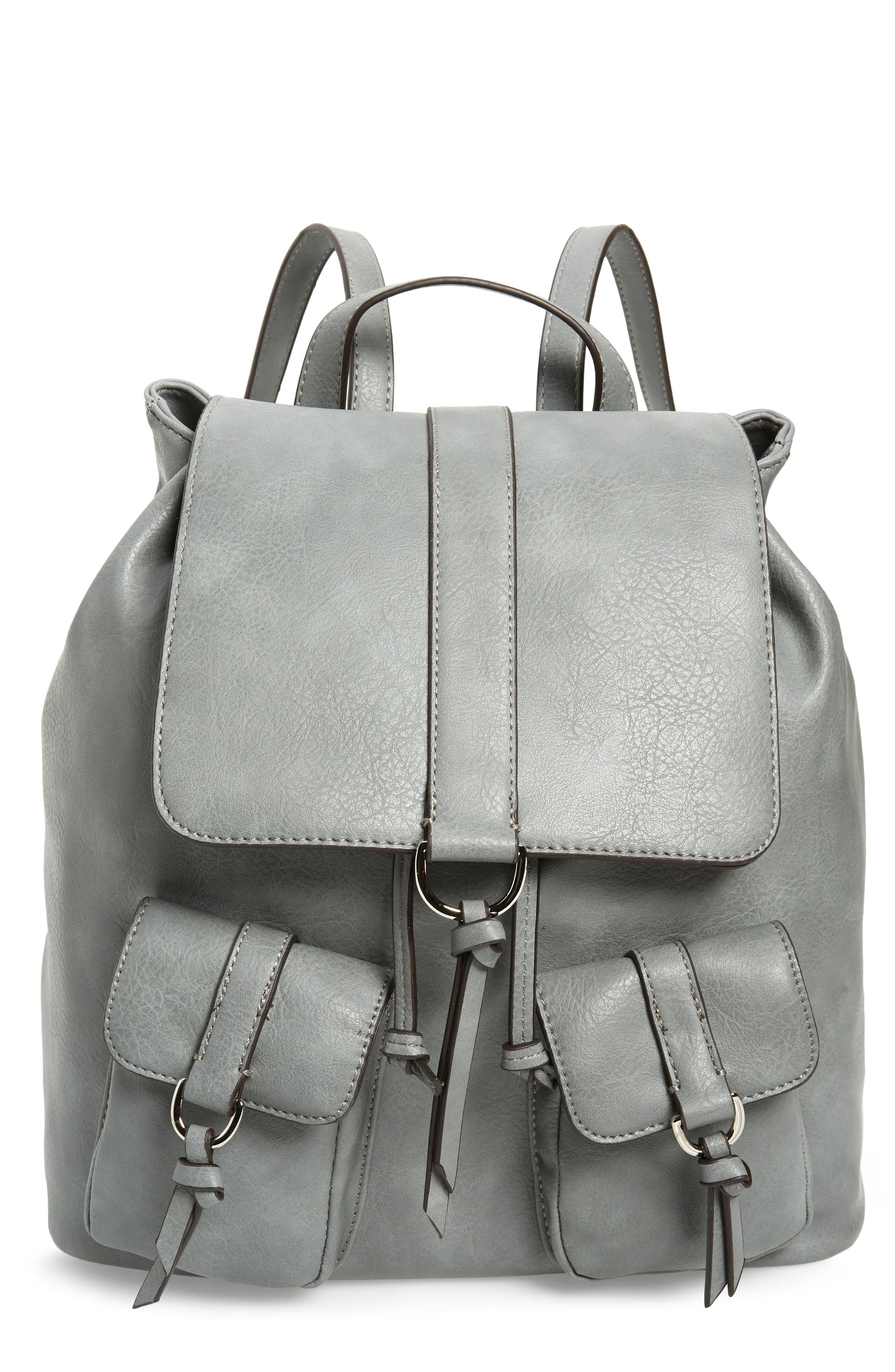 Sole Society Creda Faux Leather Backpack Nordstrom