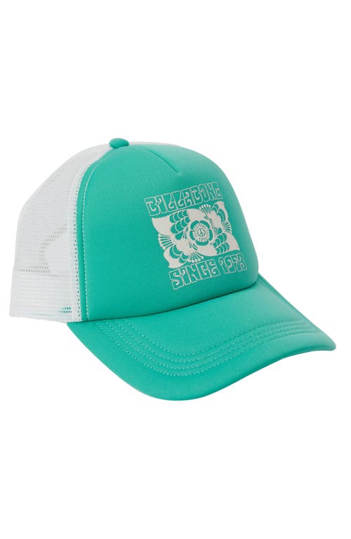 Billabong Across Waves Trucker Hat in Sweet Grass | Smart Closet