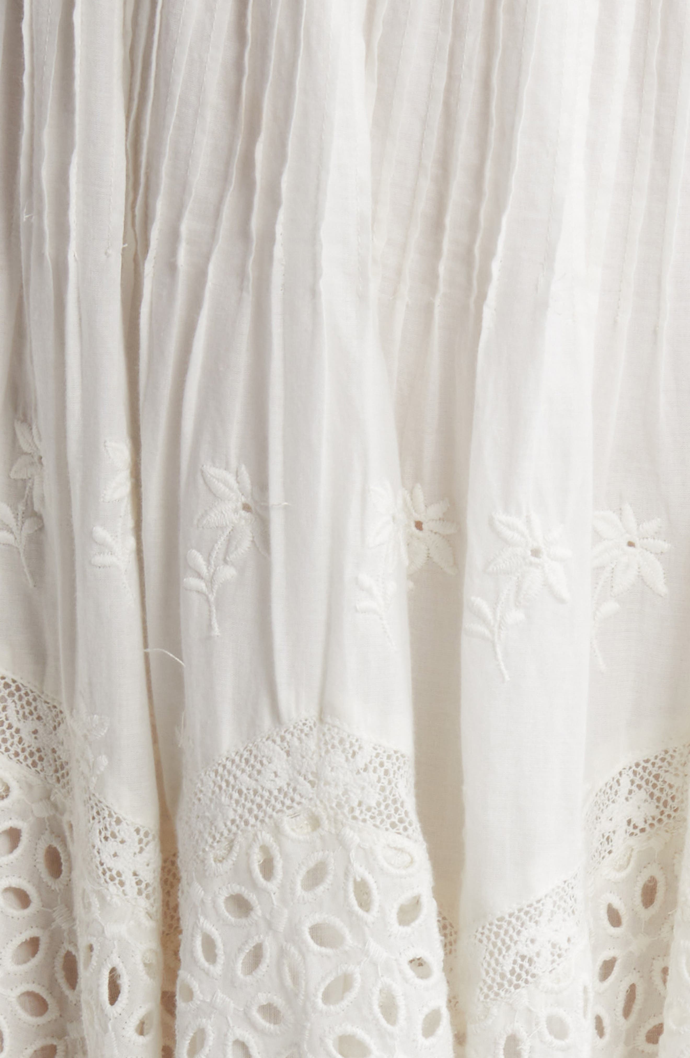 knee length dresses for ladies Hyacinth House Cerulean Eyelet Bennett Mini Dress Cerulean Eyelet / M main image 1