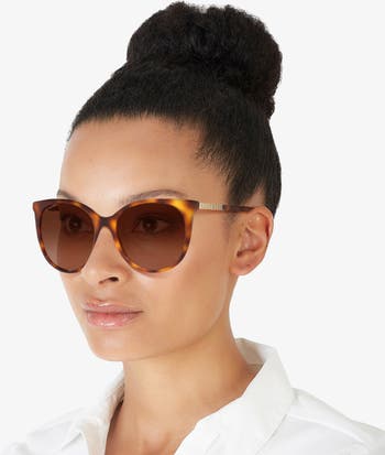 Burberry women's cat-eye 55mm clearance sunglasses