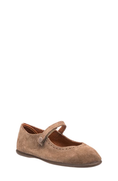 Shop Elephantito Kids' Mary Jane Flat In Beige