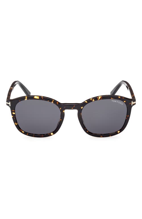 Tom Ford Alasdhair 55 Grey & Black Sunglasses