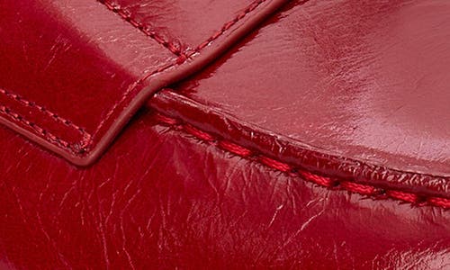 Tory Burch Classic Leather Medallion Loafers In Crimson Red