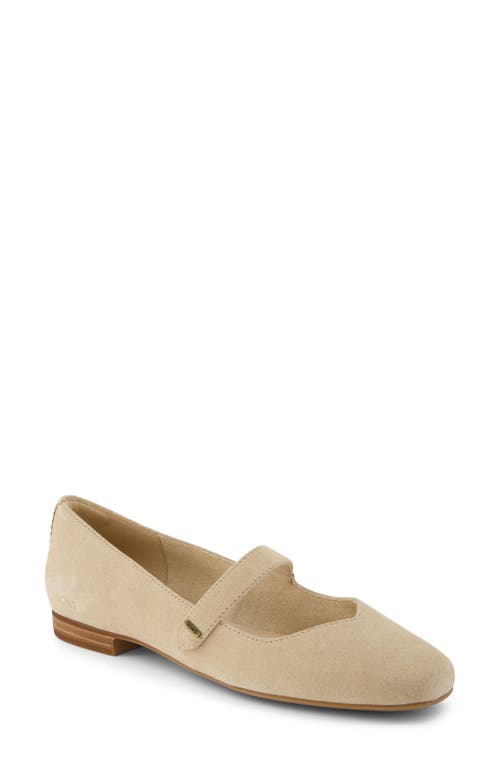 Shop Toms Bianca Mary Jane Flat In Natural