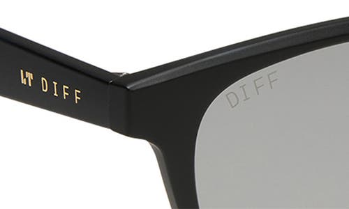 Diff Grayson 51mm Square Sunglasses In Matte Black