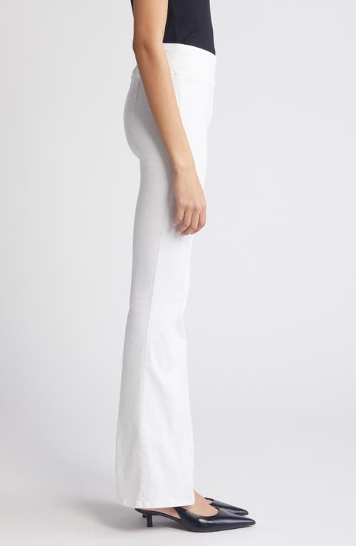 Frame High Rise Le Palazzo Crop Jean In Au Natural Clean Raw After In White