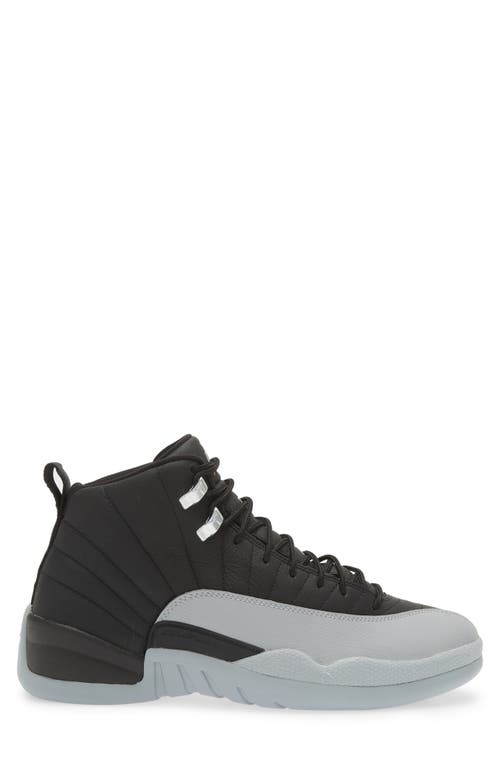 Shop Jordan Air  12 Retro Basketball Shoe In Black/wolf Grey/white