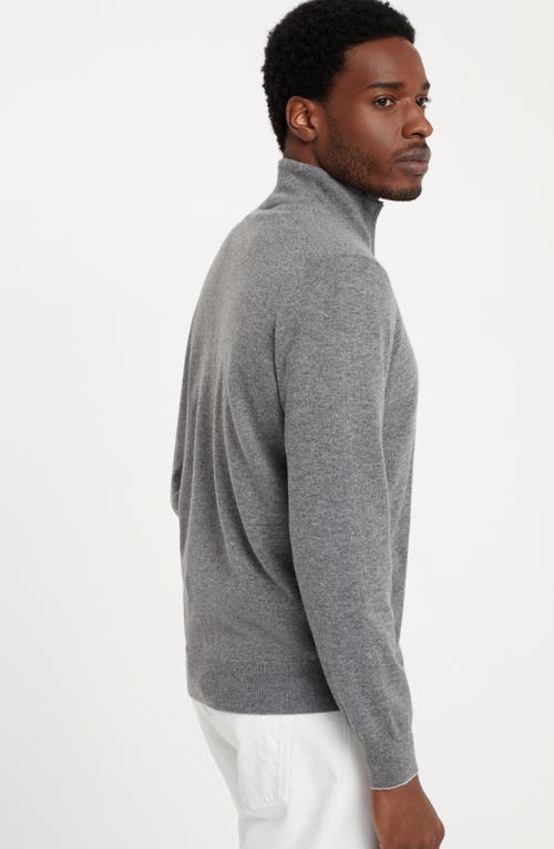 Shop Brunello Cucinelli Cashmere Sweater In Dark Grey