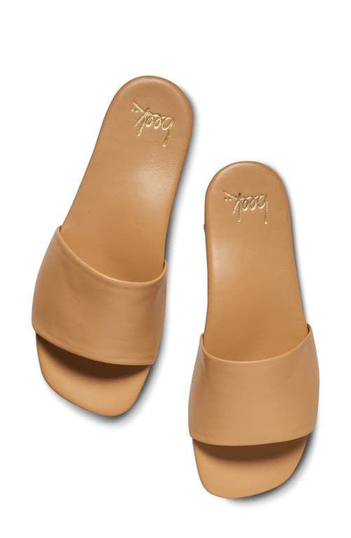 Shop Beek Honeybird Square Toe Slide Sandal In Beach