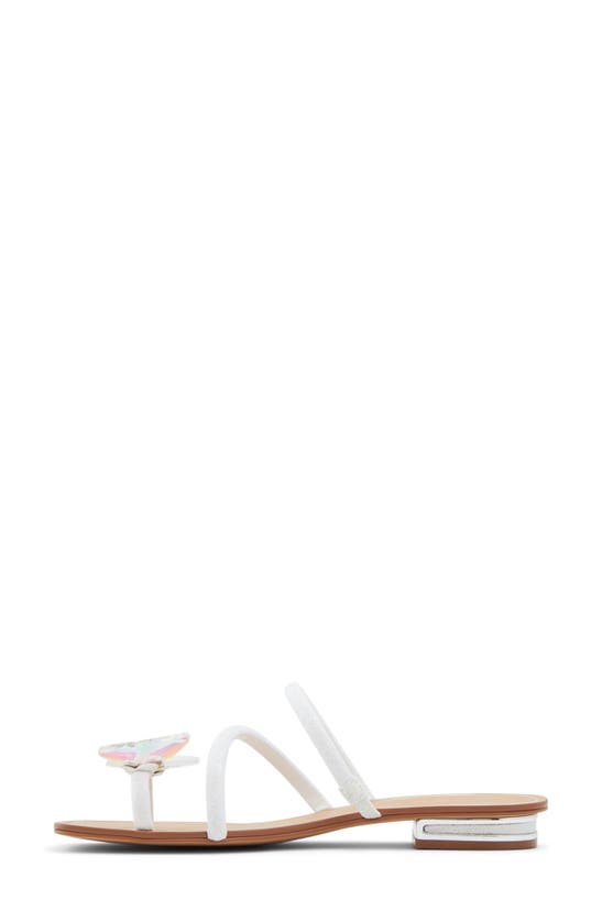 Shop Aldo Garberia Crystal Butterfly Sandal In Metallic Multi