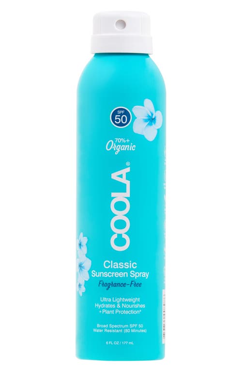 ® COOLA Suncare Classic Sunscreen Spray Fragrance-Free Broad Spectrum SPF 50