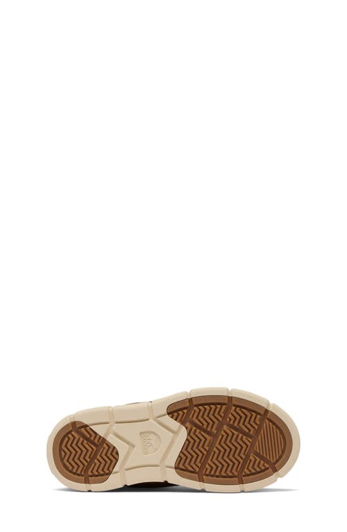 Shop Sorel Kids' Explorer Iii Faux Fur Waterproof Slip-on Boot In Velvet Tan/bleached Ceramic