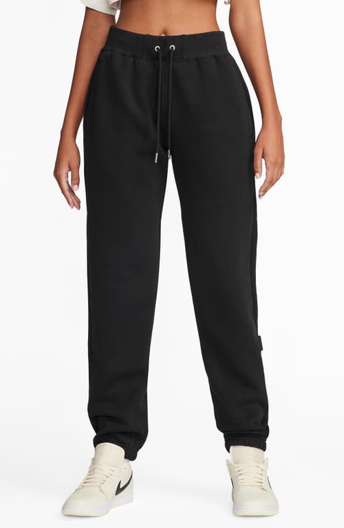 Shop Jordan Flight Fleece Sweatpants In Black