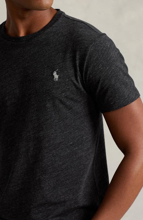 Polo Ralph Lauren Cotton Jersey T-shirt In Black Marl Heather