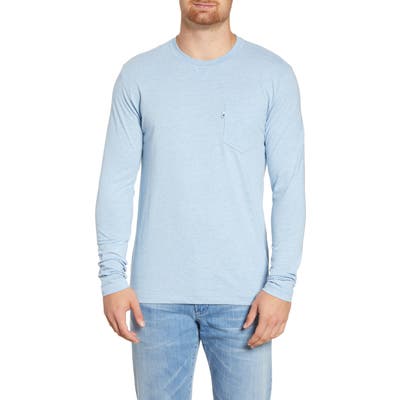 Johnnie-O Matty Classic Long Sleeve Pocket T-Shirt, Blue