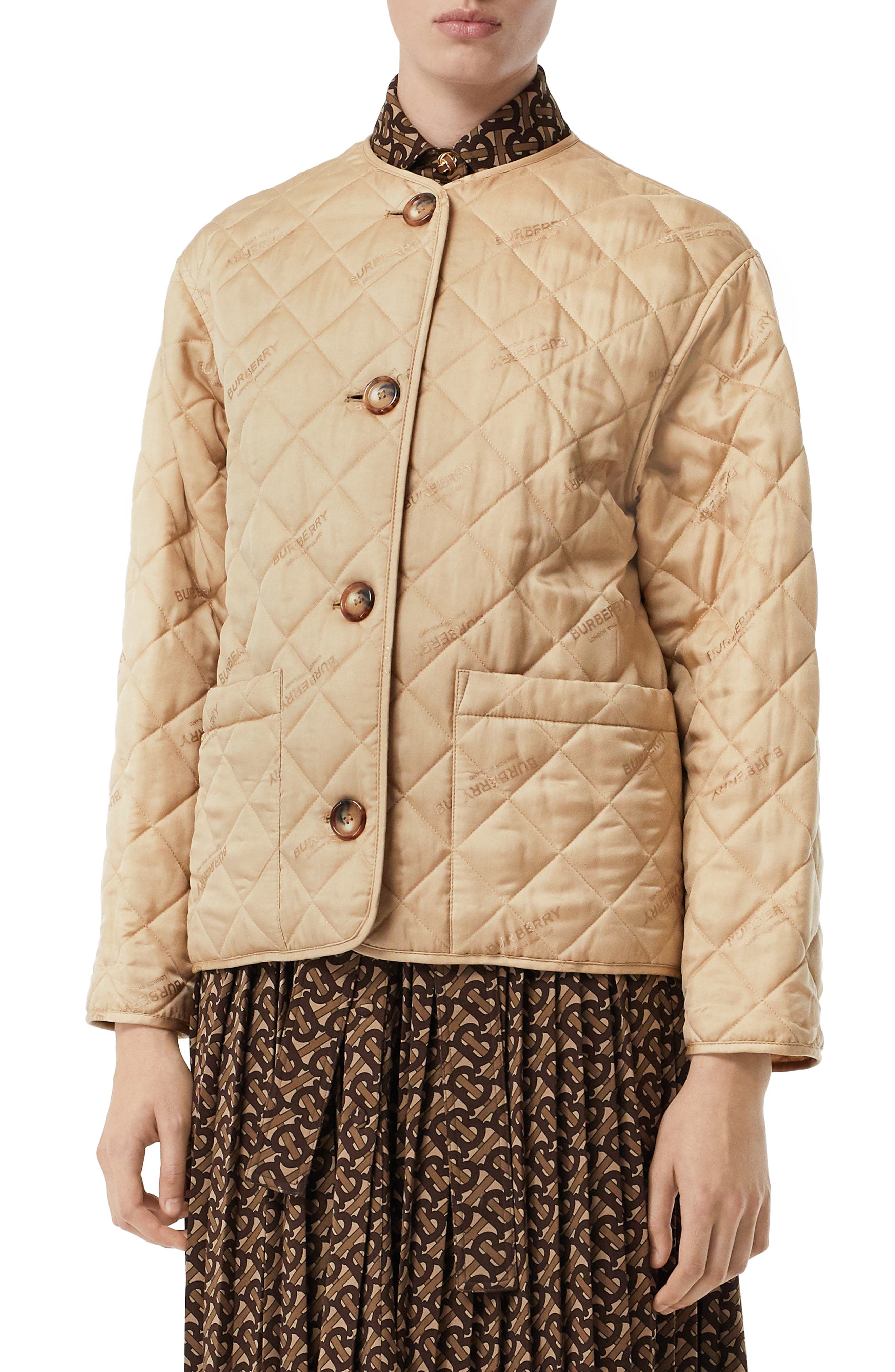 burberry plus size quilted jacket