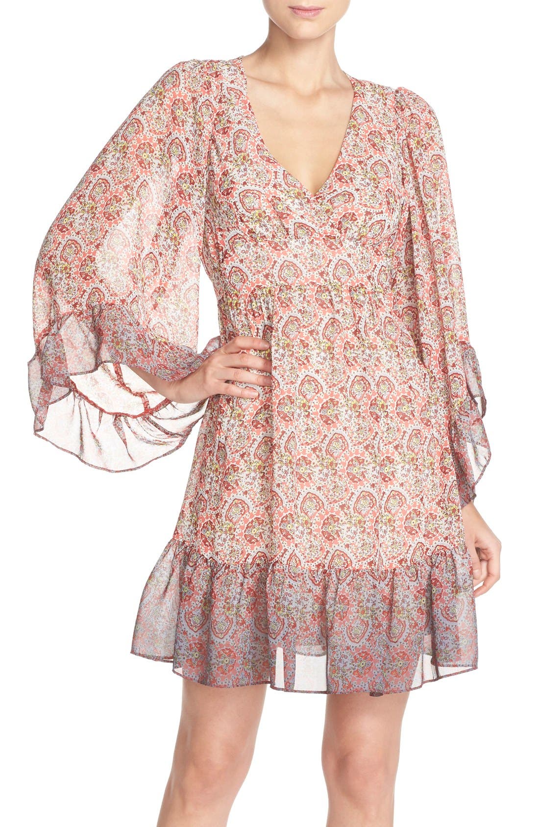 Betsey Johnson Chiffon Babydoll Dress | Nordstrom