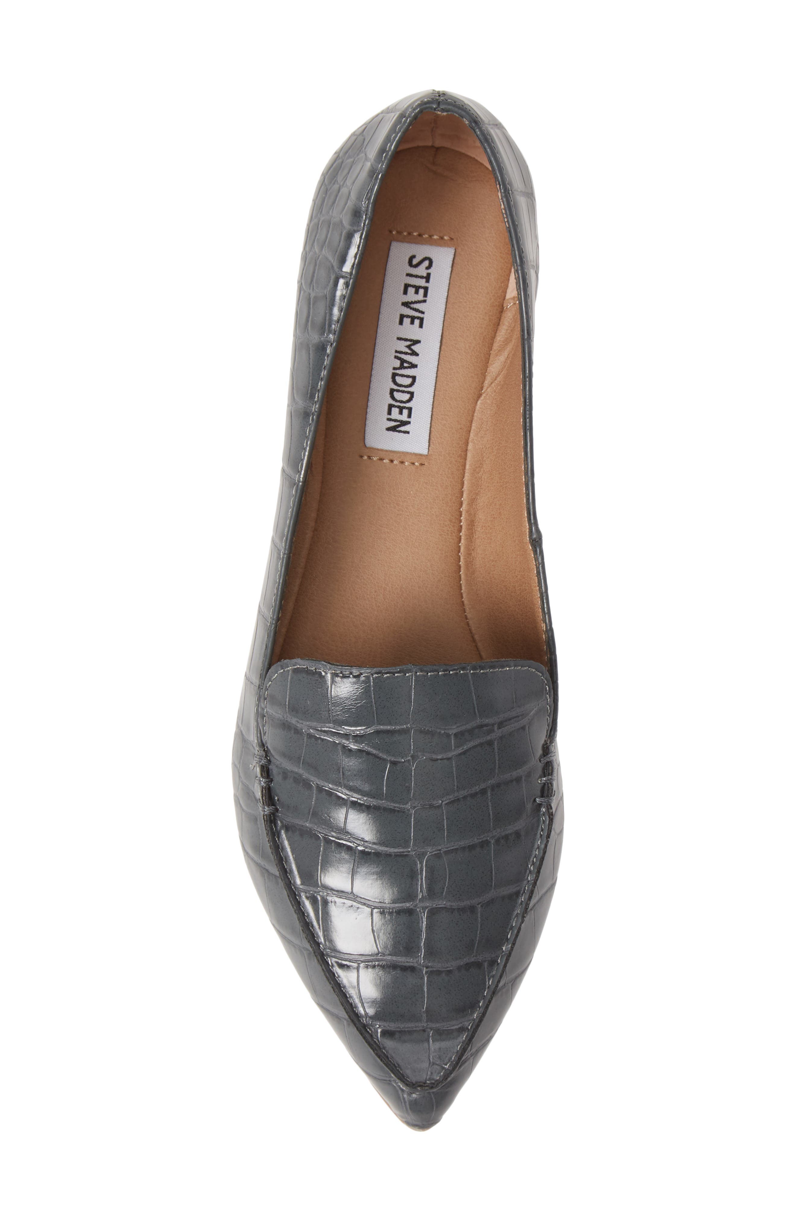 steve madden feather black suede