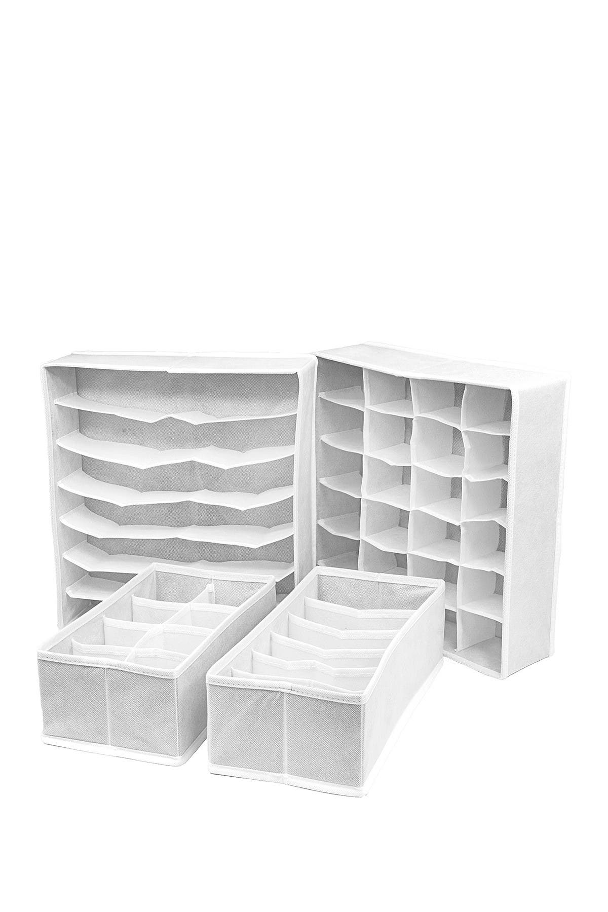 SORBUS Foldable Drawer Dividers, Storage Boxes & Organizer Set of 4