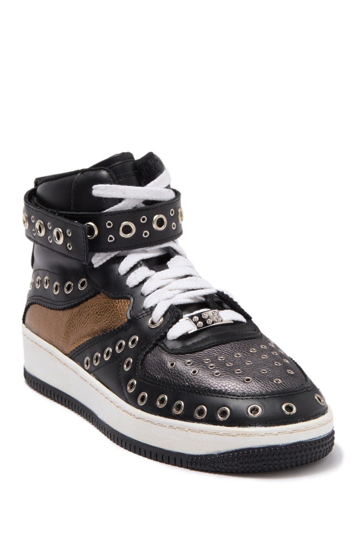 Red Valentino Grommet High Top Sneaker In Oxford4