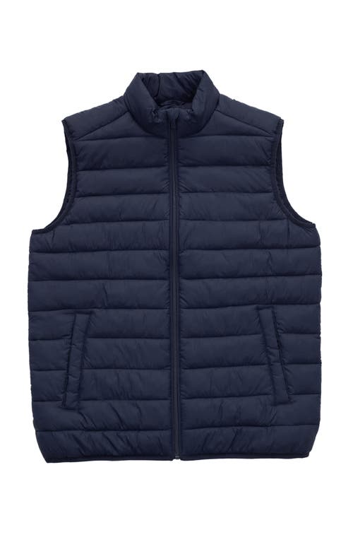 Rokka&rolla Lightweight Puffer Vest In Navy