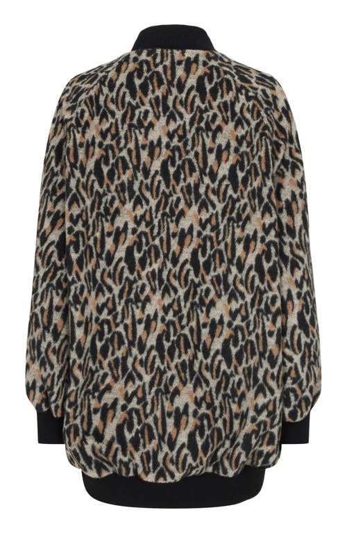 Rebecca Minkoff Leopard Print Bomber Jacket In Leopard