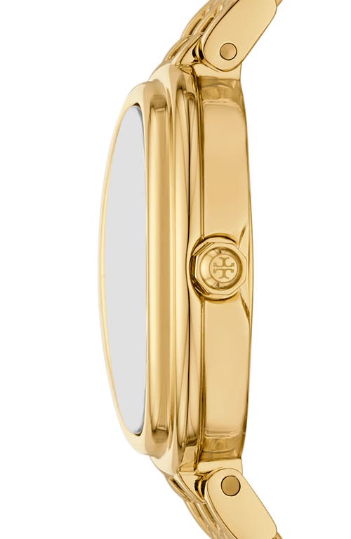 Shop Tory Burch The Oval Bracelet Watch, 22mm X 28mm In Gold