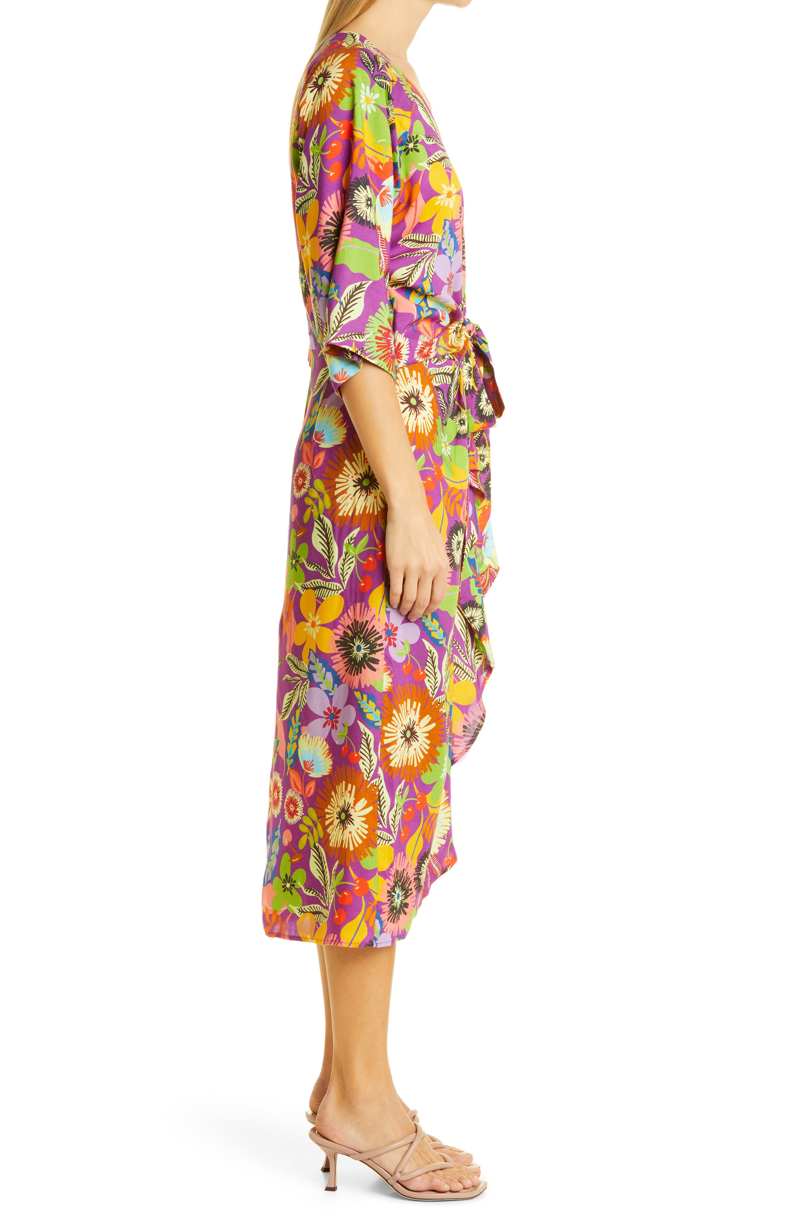Le Superbe Floral Muse Asymmetric Tie 
