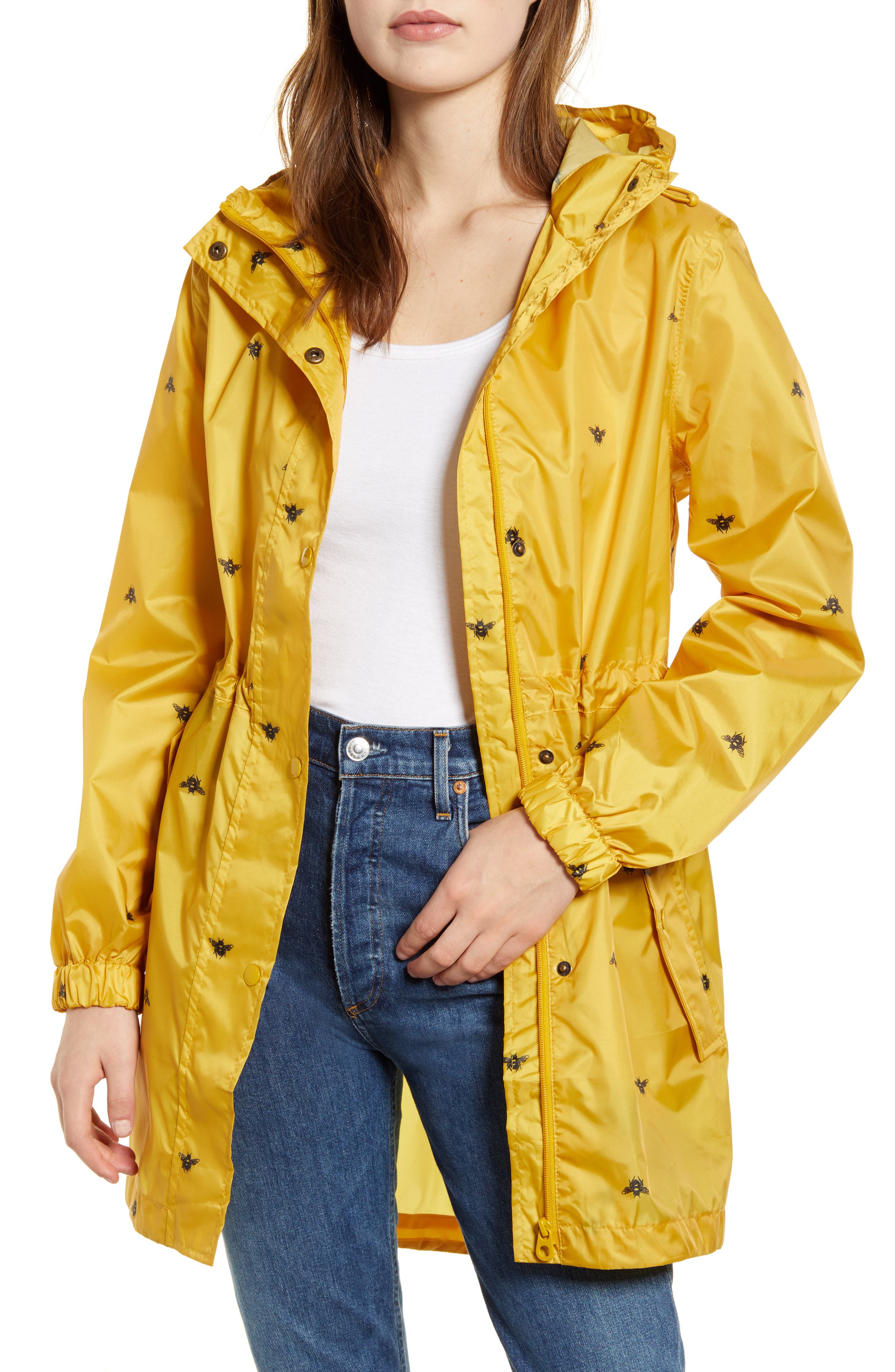 joules yellow raincoat