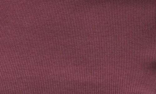 Shop Topshop Rib Cotton Curve Hem T-shirt In Burgundy