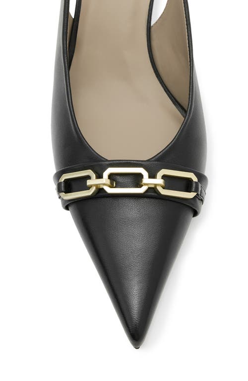 Shop Allsaints Grace Pointed Toe Slingback Pump In Black