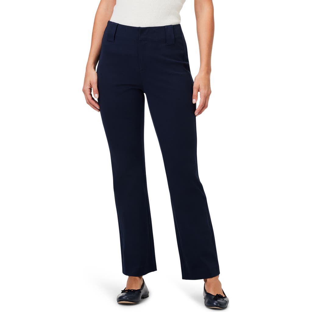 Nic + Zoe Plaza Demi Bootcut Ankle Pants In Dark Indigo