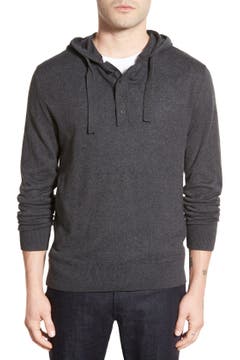 French Connection 'Portrait' Cotton & Wool Hoodie | Nordstrom
