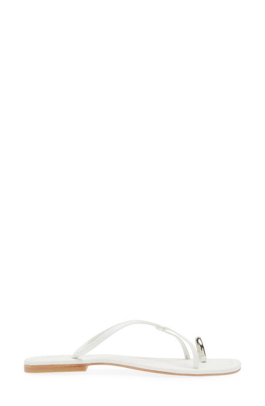 Shop Jeffrey Campbell Pacifico Slide Sandal In White Silver