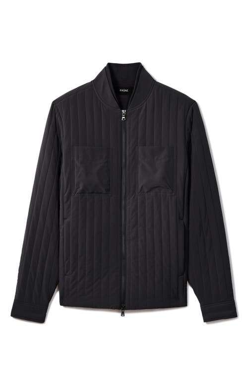 Shop Rhone Skyline Quilted Jacket In Black