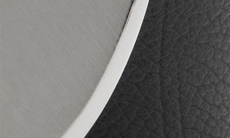 Shop Burberry Ekd Shield Buckle Leather Belt In Black