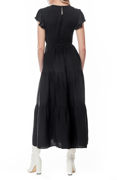 By Design Ainsley Tiered Maxi Dress In Black