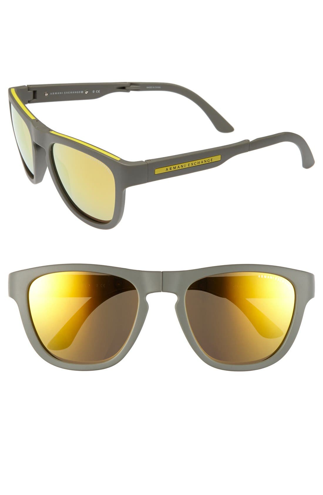 armani exchange folding sunglasses