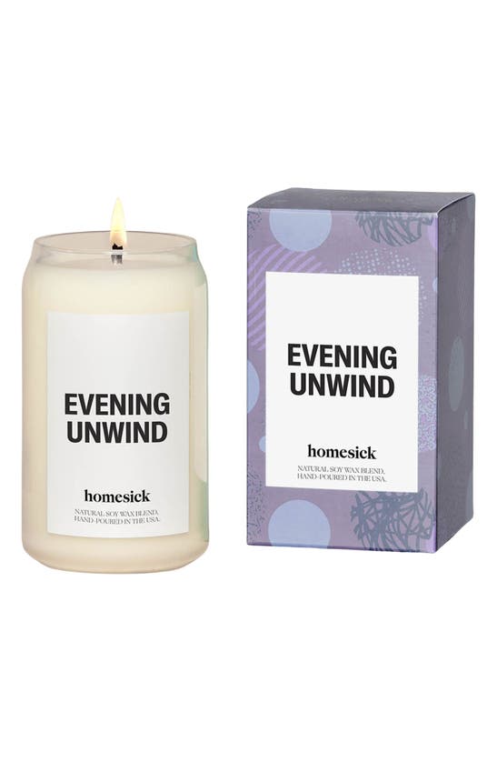 Homesick Memory Evening Unwind Candle In White