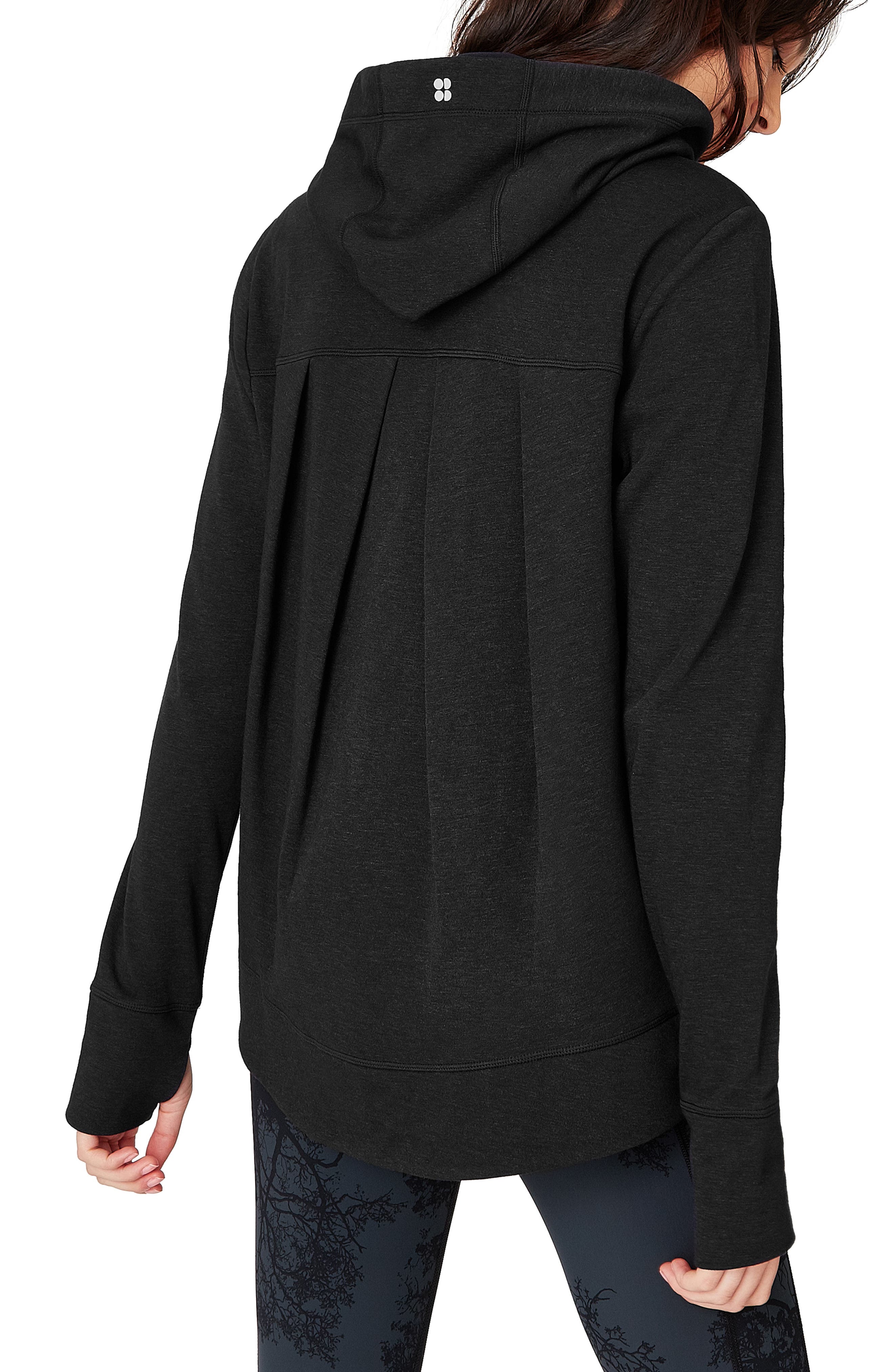 sweaty betty pleat tech run hoodie