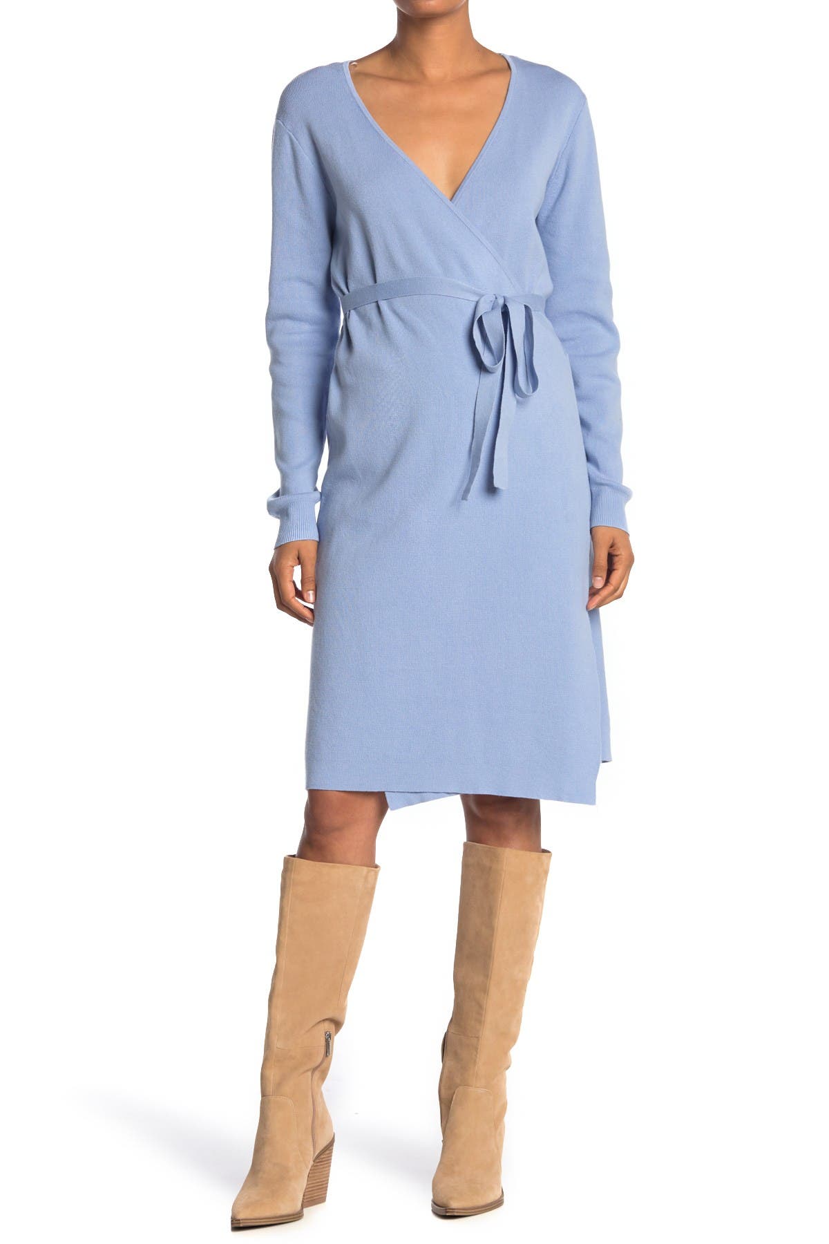 sweater dress wrap