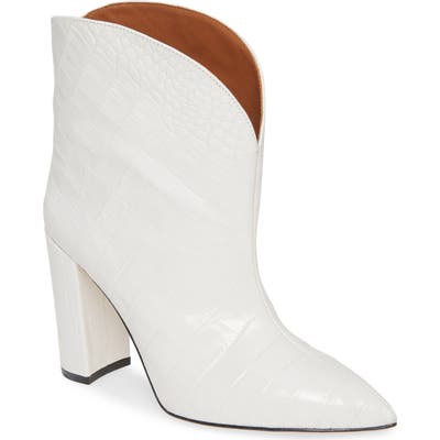 Paris Texas Ankle Bootie - White