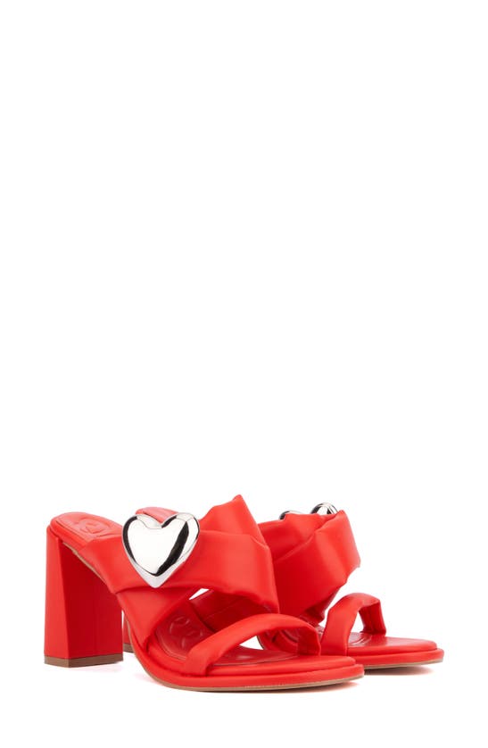 Olivia Miller Lovey Dovey Sandal In Red