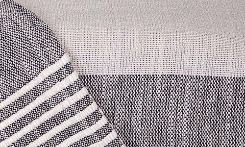 Parkland Collection Adonia Tasseled Throw Blanket In Grey