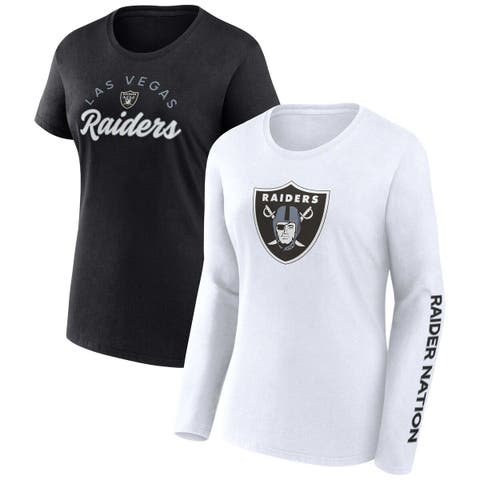 FOCO Las Vegas Raiders NFL Womens Cold Shoulder T-Shirt