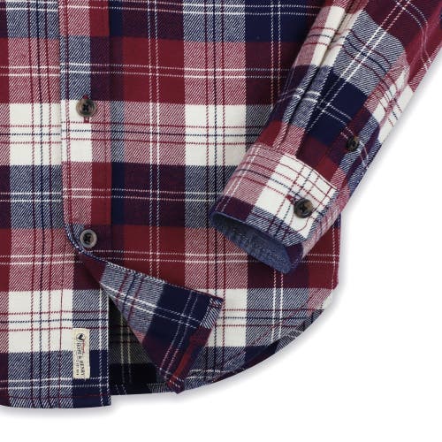 Hope & Henry Baby Boys' Organic Flannel Shirt, Infant In Berry Tartan
