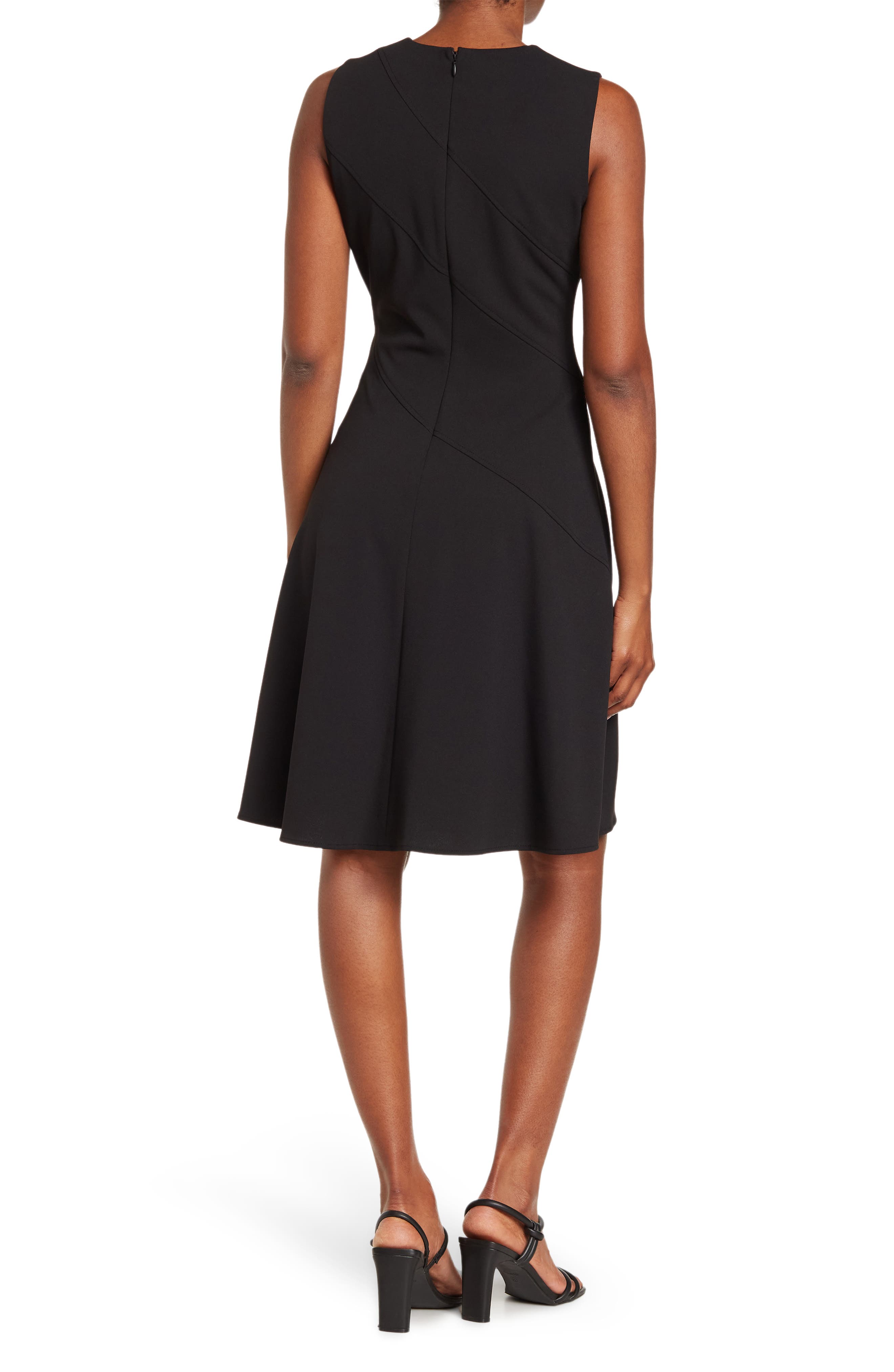 calvin klein black dress nordstrom rack