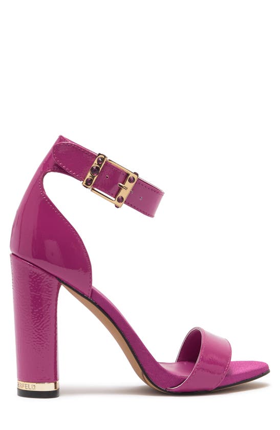 Karl Lagerfeld Ceris Ankle Strap Sandal In Orchid