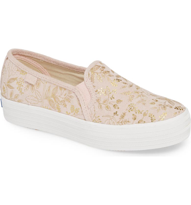 Keds® x Rifle Paper Co. Triple Decker Slip-On Sneaker (Women) | Nordstrom