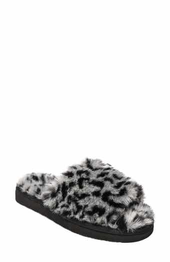 Minnetonka leopard cally slipper sales